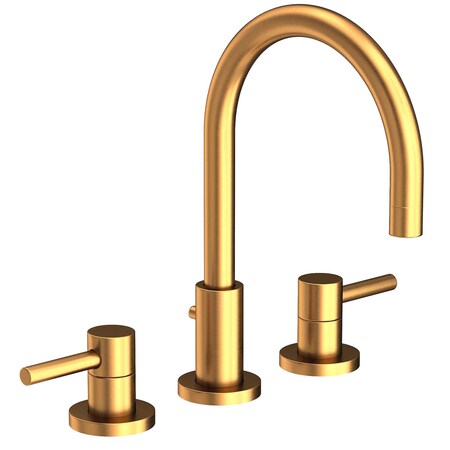 Newport Brass Widespread Lavatory Faucet in Satin Gold (Pvd) 1500-24S